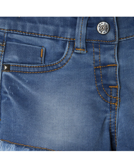 SHORT DENIM ESTRELLA NIÑA AZUL BASICOS BABY SHORT DENIM ESTRELLA NIÑA AZUL BASICOS BABY