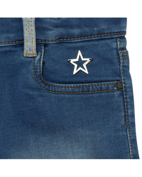 SHORT DENIM ESTRELLA NIÑA MARINO BASICOS BABY SHORT DENIM ESTRELLA NIÑA MARINO BASICOS BABY