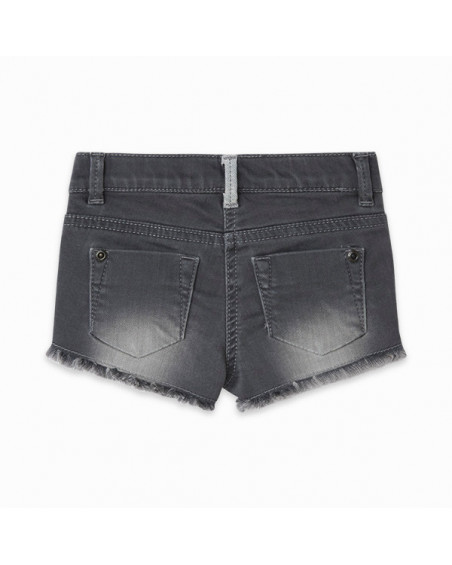 SHORT DENIM ESTRELLA NIÑA GRIS BASICOS BABY SHORT DENIM ESTRELLA NIÑA GRIS BASICOS BABY