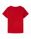 CAMISETA PUNTO DINOSAURIO NIÑO ROJA BASICOS BABY CAMISETA PUNTO DINOSAURIO NIÑO ROJA BASICOS BABY
