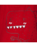 CAMISETA PUNTO DINOSAURIO NIÑO ROJA BASICOS BABY CAMISETA PUNTO DINOSAURIO NIÑO ROJA BASICOS BABY