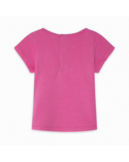 CAMISETA PUNTO CONEJO NIÑA ROSA BASICOS BABY CAMISETA PUNTO CONEJO NIÑA ROSA BASICOS BABY