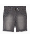 BERMUDA DENIM MENSAJE NIÑO GRIS BASICOS KIDS BERMUDA DENIM MENSAJE NIÑO GRIS BASICOS KIDS