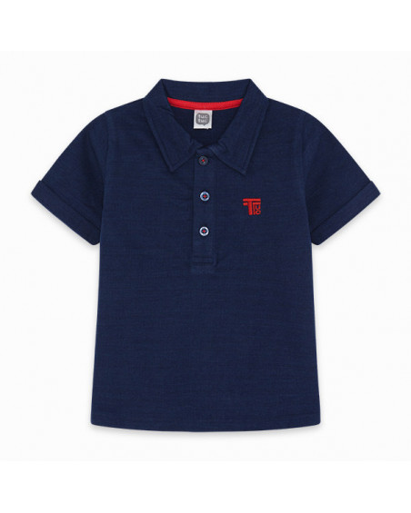 POLO PIQUÉ BOTONES NIÑO MARINO BASICOS BABY POLO PIQUÉ BOTONES NIÑO MARINO BASICOS BABY