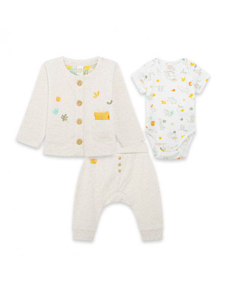 CONJUNTO PUNTO LARGO SIN PIES NIÑO BEIGE SAVANNA CONJUNTO PUNTO LARGO SIN PIES NIÑO BEIGE SAVANNA