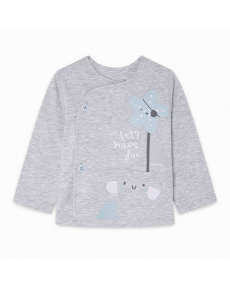 CHAQUETA PUNTO BOTONES NIÑO GRIS SMOOTH SAILING CHAQUETA PUNTO BOTONES NIÑO GRIS SMOOTH SAILING