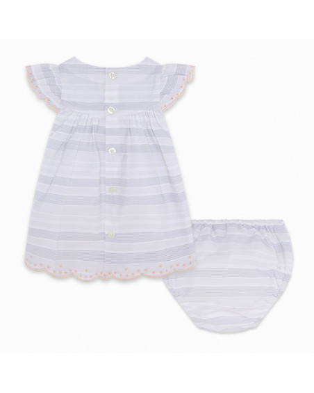 VESTIDO POPELÍN RAYAS NIÑA BLANCO SMOOTH SAILING VESTIDO POPELÍN RAYAS NIÑA BLANCO SMOOTH SAILING