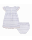VESTIDO POPELÍN RAYAS NIÑA BLANCO SMOOTH SAILING VESTIDO POPELÍN RAYAS NIÑA BLANCO SMOOTH SAILING