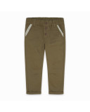 PANTALÓN SARGA BOLSILLOS NIÑO VERDE RAW COTTON PANTALÓN SARGA BOLSILLOS NIÑO VERDE RAW COTTON