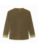 CAMISETA PUNTO MANGA LARGA NIÑO VERDE RAW COTTON CAMISETA PUNTO MANGA LARGA NIÑO VERDE RAW COTTON