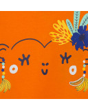 CAMISETA PUNTO MONO NIÑA NARANJA TROPICOOL CAMISETA PUNTO MONO NIÑA NARANJA TROPICOOL