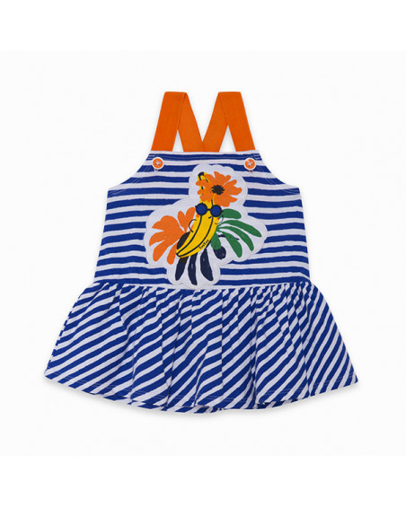 VESTIDO PUNTO TIRANTES NIÑA AZUL TROPICOOL VESTIDO PUNTO TIRANTES NIÑA AZUL TROPICOOL