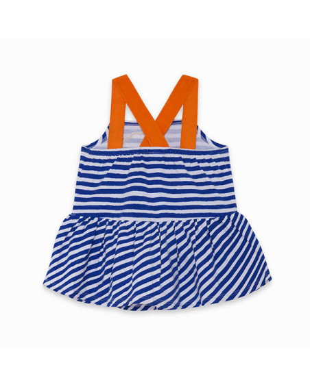 VESTIDO PUNTO TIRANTES NIÑA AZUL TROPICOOL VESTIDO PUNTO TIRANTES NIÑA AZUL TROPICOOL