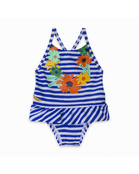 BAÑADOR RAYAS NIÑA AZUL TROPICOOL BAÑADOR RAYAS NIÑA AZUL TROPICOOL