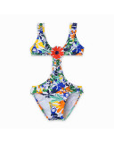 TRIKINI ESTAMPADO NIÑA AMARILLO TROPICOOL TRIKINI ESTAMPADO NIÑA AMARILLO TROPICOOL
