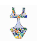 TRIKINI ESTAMPADO NIÑA AMARILLO TROPICOOL TRIKINI ESTAMPADO NIÑA AMARILLO TROPICOOL