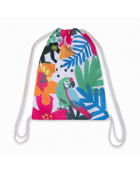 BOLSO LONETA FLORES NIÑA VERDE PARAISO BOLSO LONETA FLORES NIÑA VERDE PARAISO