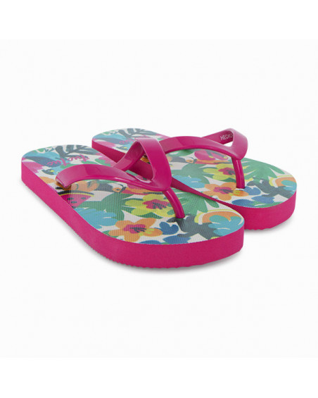 CHANCLAS FLORES NIÑA VERDES PARAISO CHANCLAS FLORES NIÑA VERDES PARAISO