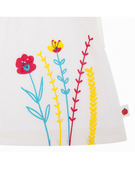 Blusa popelín fruncido niña blanca detox time Blusa popelín fruncido niña blanca detox time