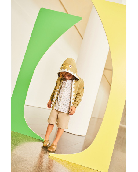 CAMISA POPELÍN CEBRAS NIÑO BLANCA ZANZIBAR CAMISA POPELÍN CEBRAS NIÑO BLANCA ZANZIBAR