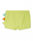 Boxer verde detalle cresta camaleón niño Boxer verde detalle cresta camaleón niño