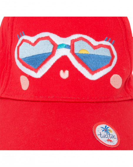 Visera sarga coral gafas niña Visera sarga coral gafas niña