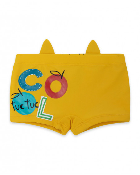 Boxer baño amrillo carita gato niño Boxer baño amrillo carita gato niño
