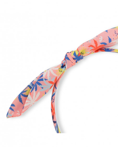Diadema rígida lazo estampado playa niña Diadema rígida lazo estampado playa niña