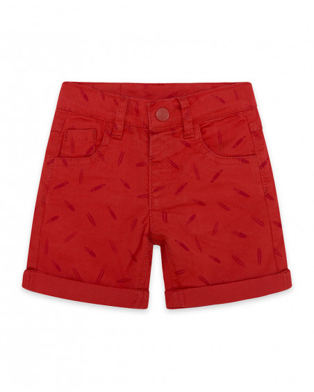 Bermuda sarga cinco bolsillos coral niño Bermuda sarga cinco bolsillos coral niño