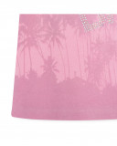 Camiseta manga corta nath kids by tuc tuc rosa y malva palmeras Camiseta manga corta nath kids by tuc tuc rosa y malva palmeras