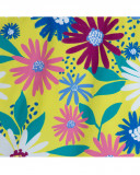 Bañador verde estampado flores niña