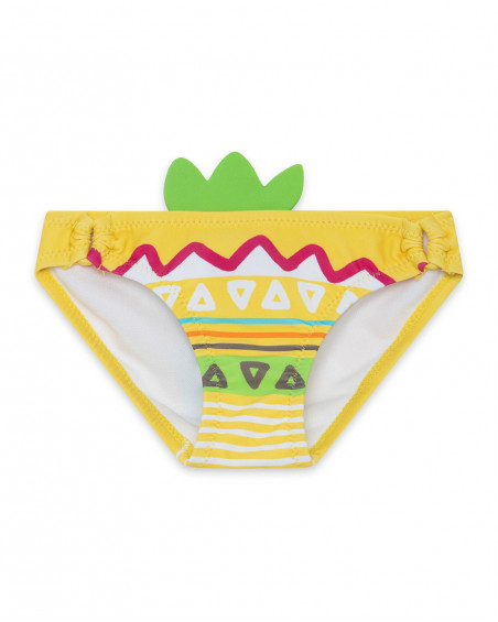 Culetín baño marillo planta niña Culetín baño marillo planta niña