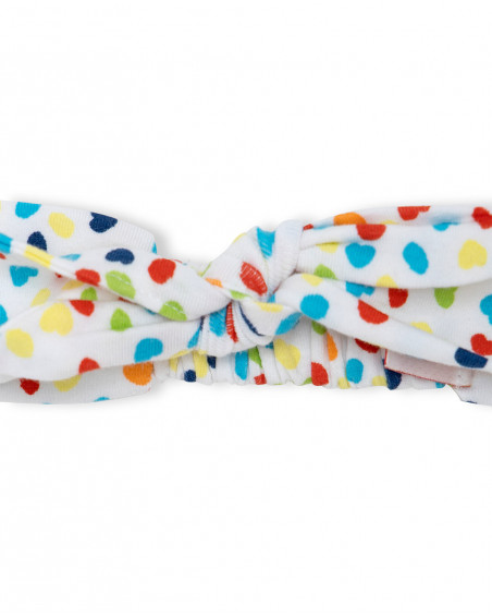Diadema punto corazones de colores recien nacido niña Diadema punto corazones de colores recien nacido niña