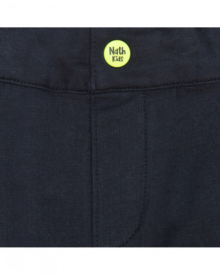 Short nath kids by tuc tuc con cintura azul marino niña Short nath kids by tuc tuc con cintura azul marino niña