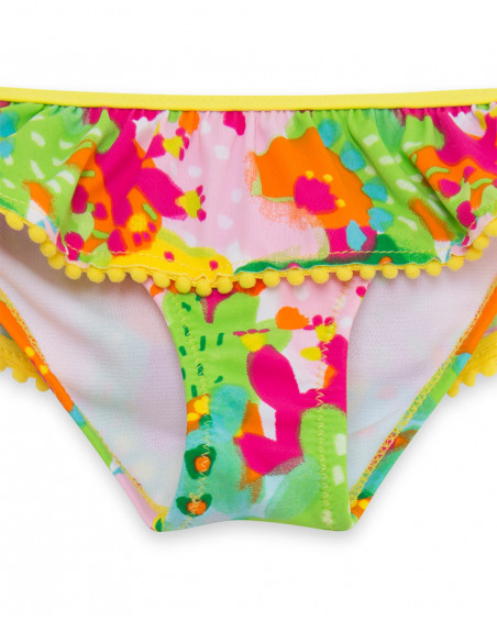 Bikini estampado cactus multicolor niña Bikini estampado cactus multicolor niña