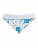 Bandana punto estampada azul recien nacido Bandana punto estampada azul recien nacido