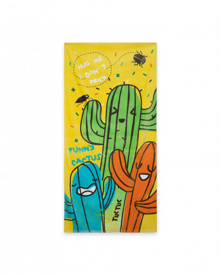 Toalla amarilla cactus niño Toalla amarilla cactus niño