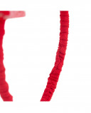 Diadema rígida roja lazo niña Diadema rígida roja lazo niña