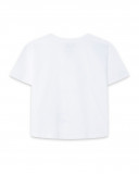 Camiseta manga corta nath kids by tuc blanca dibujo chica niña Camiseta manga corta nath kids by tuc blanca dibujo chica niña
