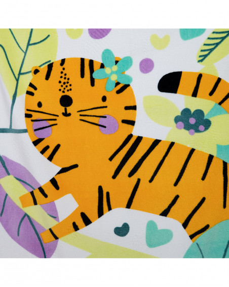 Toalla blanca tigre niña Toalla blanca tigre niña
