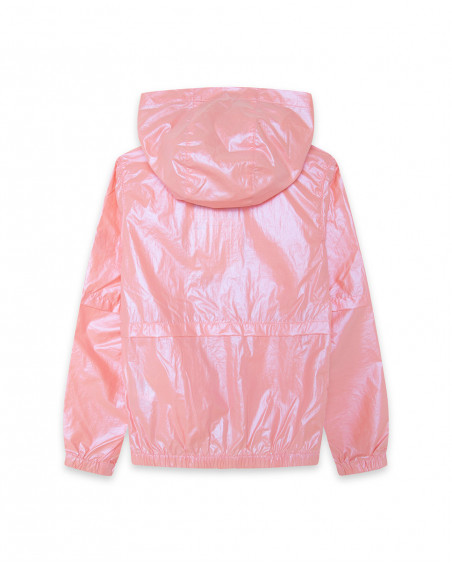 Cortavientos nath kids by tuc tuc capucha y cremallera rosa niña
