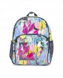 Mochila estampada hojas multicolor niña Mochila estampada hojas multicolor niña