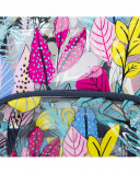 Mochila estampada hojas multicolor niña Mochila estampada hojas multicolor niña