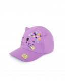 Visera sarga malva orejas niña Visera sarga malva orejas niña