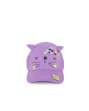 Visera sarga malva orejas niña Visera sarga malva orejas niña