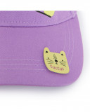 Visera sarga malva orejas niña Visera sarga malva orejas niña