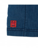Bermuda azul denim bolsillos niño