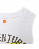 Camiseta sin mangas blanca cactus niño Camiseta sin mangas blanca cactus niño