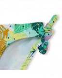Bikini verde estampado hojas niña Bikini verde estampado hojas niña
