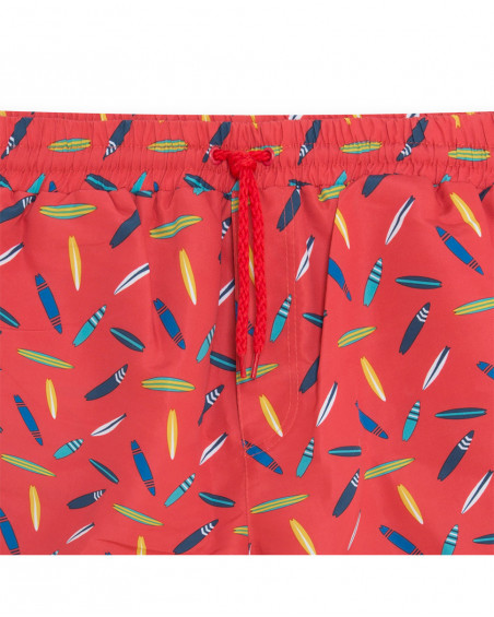 Bermuda baño coral estampado tablas surf para papá Bermuda baño coral estampado tablas surf para papá